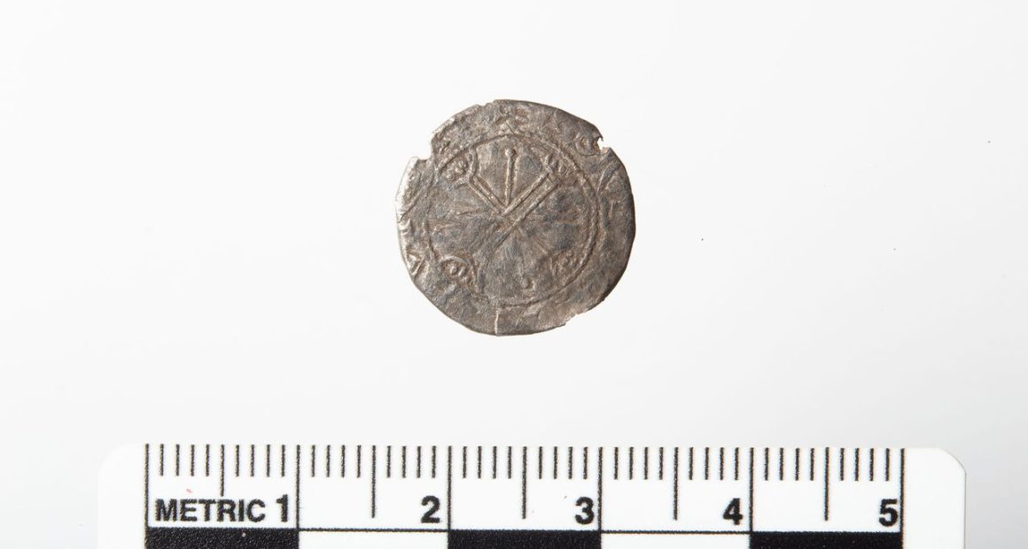 Dirty ‘button’ unearthed by metal detectorist turns out to be a rare 900-year-old coin from Norway’s last Viking king, Magnus Barefoot