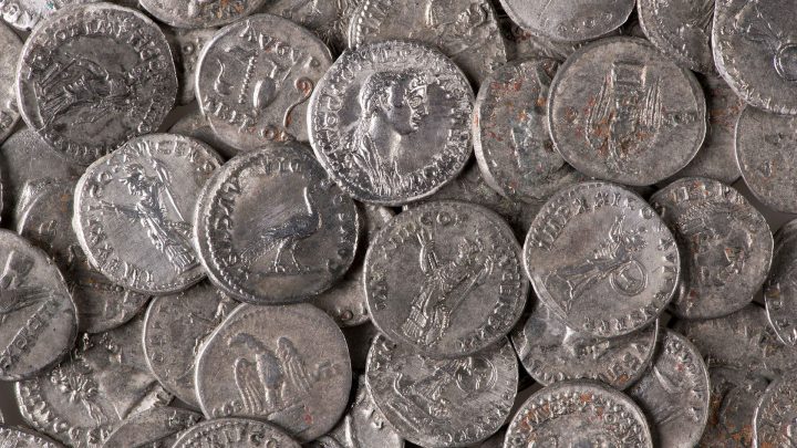 ‘There was something bigger in the ground here’: Metal detectorist in Germany discovers giant Roman-era hoard from time of emperor Hadrian
